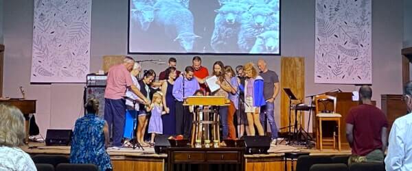Our commissioning at our home church, Sojourn New Albany