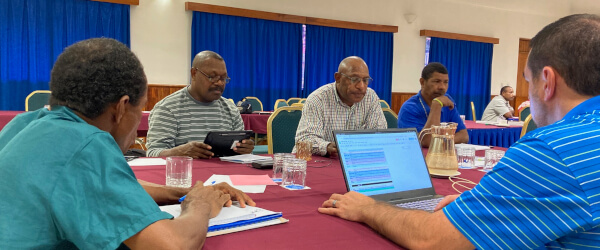 Harold meeting with the Scripture Review Board