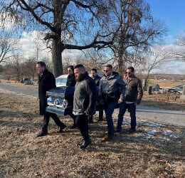 Pallbearers at Grandpa Bradley’s funeral