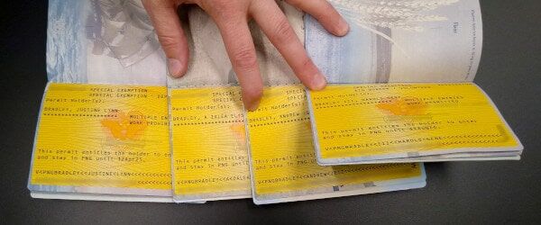 Our visas!