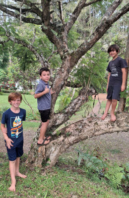 Andrew with MK friends